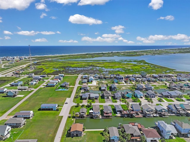 206 Galleon Dr, Freeport, TX 77541 - aerial view of residential area with a nearby body of water