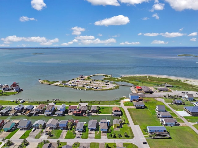 206 Galleon Dr, Freeport, TX 77541 - aerial view of residential area with a nearby body of water
