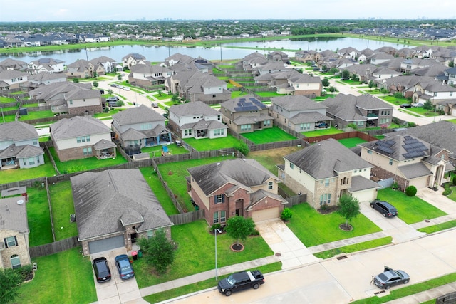 18514 Providence Landing Ln, Richmond, TX 77407 - aerial perspective of suburban area featuring a large body of water