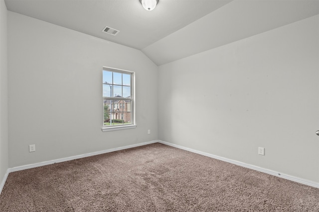 18514 Providence Landing Ln, Richmond, TX 77407 - empty room with carpet and vaulted ceiling