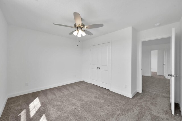 1449 Rd 5734, Cleveland, TX 77327 - unfurnished bedroom with carpet flooring, a closet, and a ceiling fan