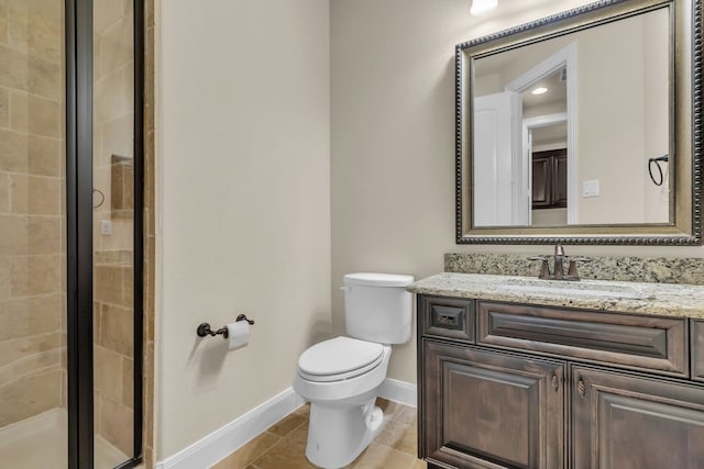20307 Knights Branch Dr, Cypress, TX 77433 - bathroom with vanity and a shower stall