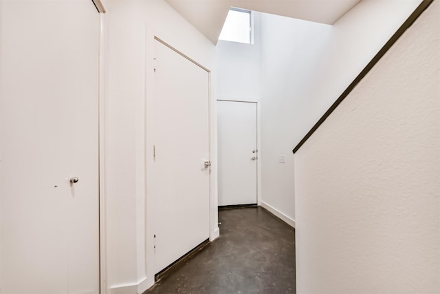3028 Commerce St, Houston, TX 77003 - hall with concrete floors and baseboards
