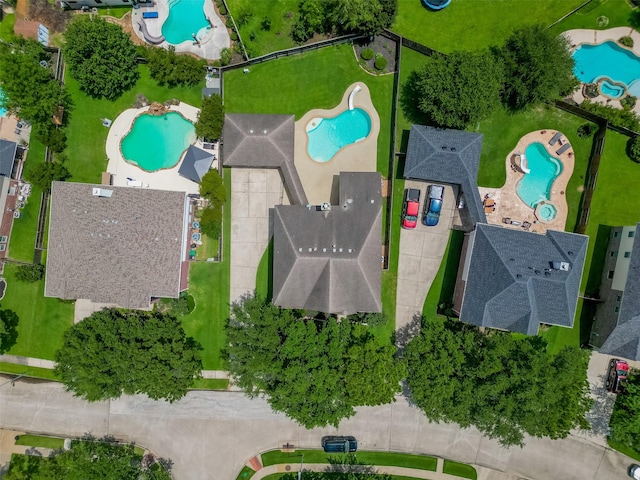 24922 Falcon Hollow Ln, Katy, TX 77494 - bird's eye view of a pool area