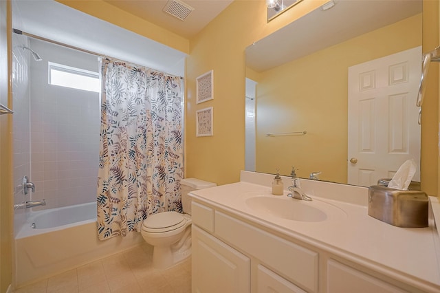 24922 Falcon Hollow Ln, Katy, TX 77494 - full bathroom with shower / bath combo, vanity, and tile patterned flooring
