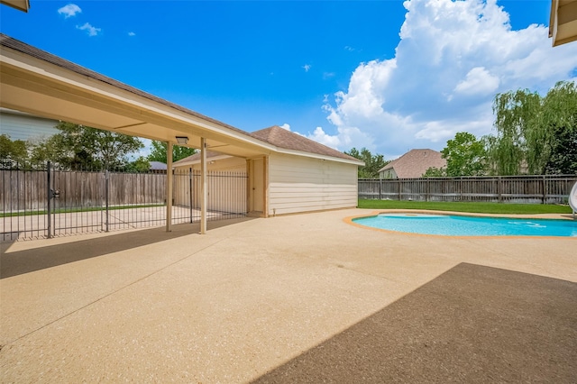 24922 Falcon Hollow Ln, Katy, TX 77494 - view of pool featuring a patio and a fenced backyard