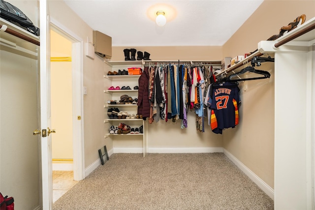 1201 Coryell St, League City, TX 77573 - spacious closet featuring carpet floors