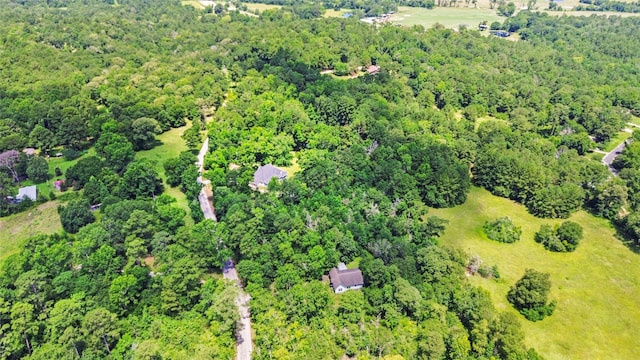 38 Darrell White Rd, Huntsville, TX 77340 - aerial overview of property's location featuring a forest