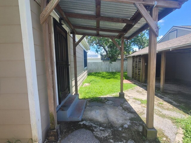 2301 45th St, Galveston, TX 77551 - view of patio