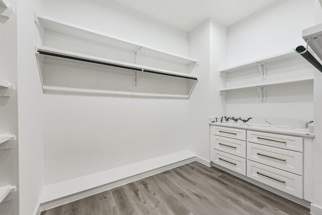 613 Melbourne St, Houston, TX 77022 - walk in closet with wood finished floors
