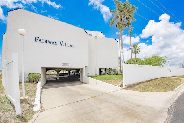 14401 Commodores Dr Unit 104, Corpus Christi, TX 78418 - exterior space with concrete driveway