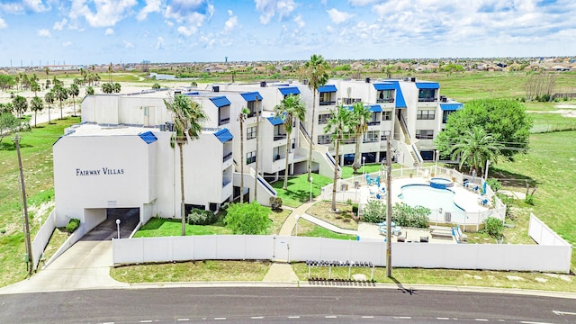 14401 Commodores Dr Unit 104, Corpus Christi, TX 78418 - bird's eye view of a pool area