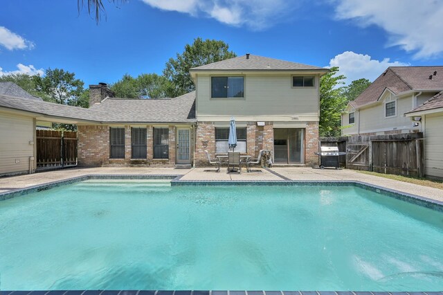 3519 El James Dr, Spring, TX 77388 - view of pool with a patio area