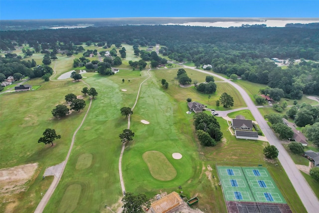 80 Indian Hbr, Trinity, TX 75862 - aerial view of property and surrounding area featuring a golf club