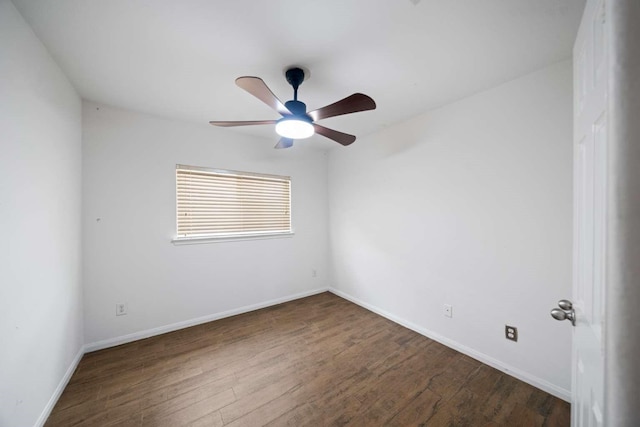 10919 Barker View Dr, Cypress, TX 77433 - unfurnished room with wood finished floors and a ceiling fan