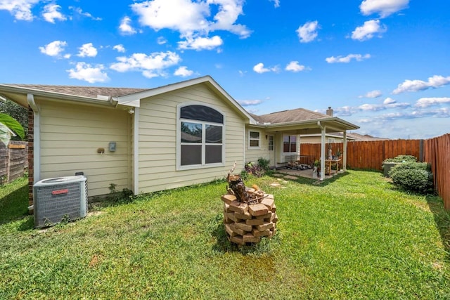 10919 Barker View Dr, Cypress, TX 77433 - rear view of property with a fenced backyard and a shingled roof