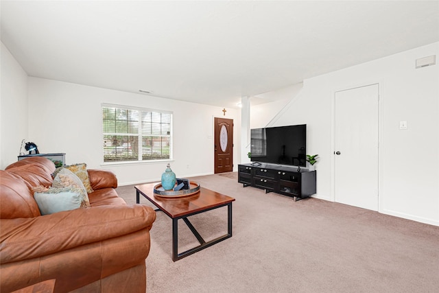 129 Breezy Shore Ct, Dickinson, TX 77539 - living room with light carpet and baseboards