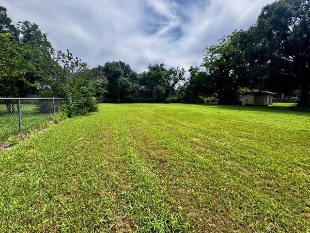 2803 Horn Rd, Bay City, TX 77414 - view of yard featuring a shed