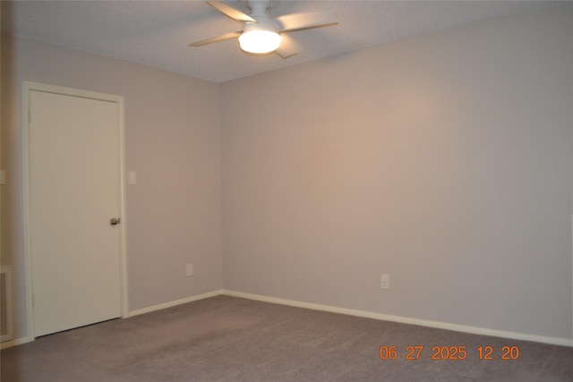 5100 Milwee St Unit 142, Houston, TX 77092 - spare room with carpet and ceiling fan