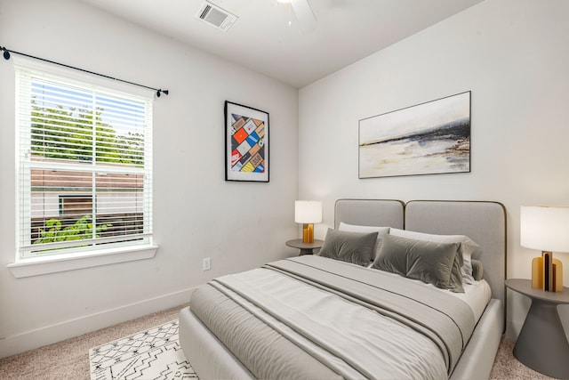 6033 Cypress St, Houston, TX 77074 - bedroom with carpet and a ceiling fan