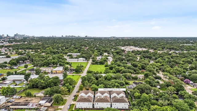 6033 Cypress St, Houston, TX 77074 - drone / aerial view