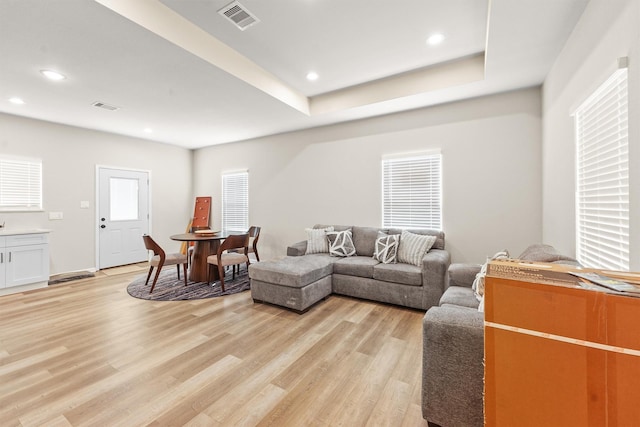 1026 Theresa St, Houston, TX 77051 - living area with light wood-type flooring and recessed lighting