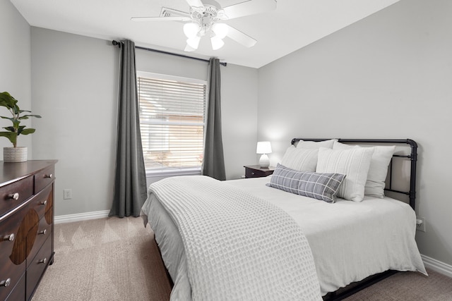 3423 Velasco Ct, Missouri City, TX 77459 - bedroom featuring light colored carpet and a ceiling fan