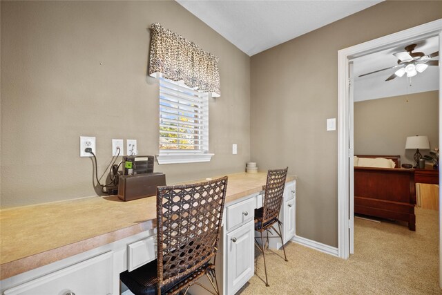18815 Manleigh Ct, Tomball, TX 77377 - office space featuring ceiling fan and light colored carpet