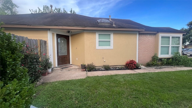6018 Beaconridge Dr, Houston, TX 77053 - view of front of property with roof with shingles and stucco siding