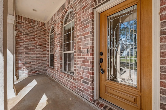 11510 Walden Rd, Montgomery, TX 77356 - entrance to property with brick siding and a porch