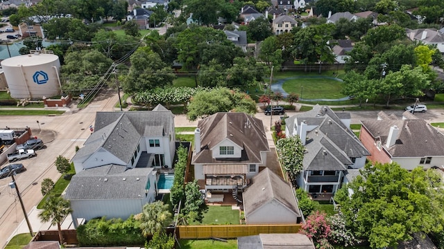 3908 Milton St, West University Place, TX 77005 - aerial view of residential area