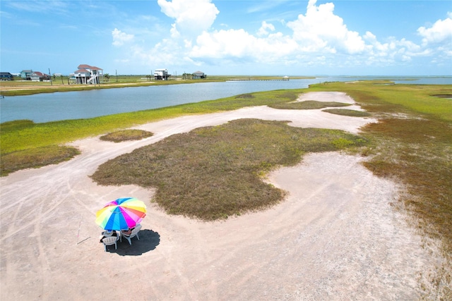 18414 Indian Beach Ct, Galveston, TX 77554 - view of home's community featuring a water view