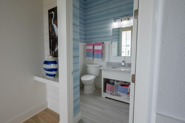 18414 Indian Beach Ct, Galveston, TX 77554 - bathroom with toilet and vanity
