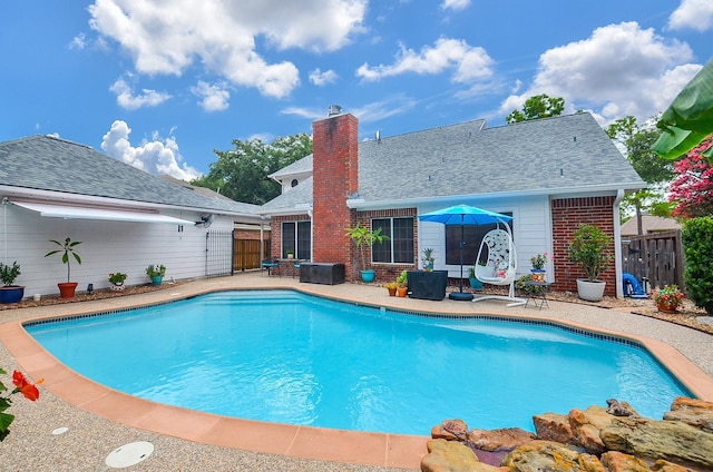 15915 Sweetwater Creek Dr, Houston, TX 77095 - outdoor pool featuring a patio area