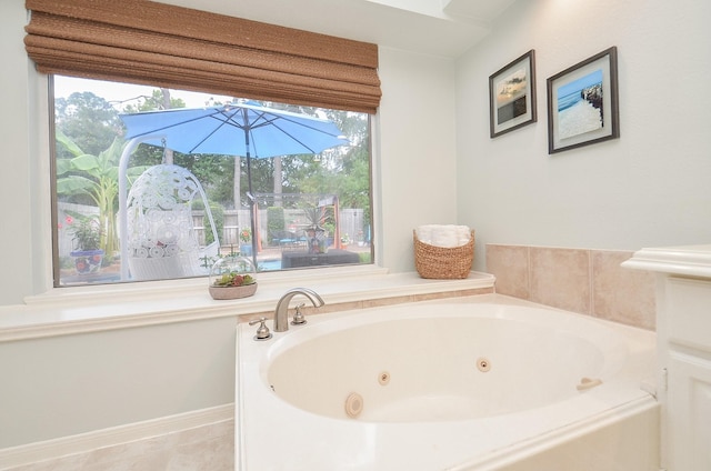 15915 Sweetwater Creek Dr, Houston, TX 77095 - full bath with a tub with jets