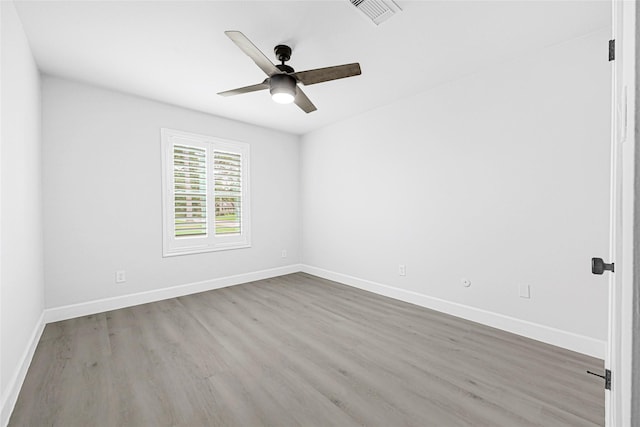 10019 Braes Forest Dr, Houston, TX 77071 - spare room featuring wood finished floors and ceiling fan