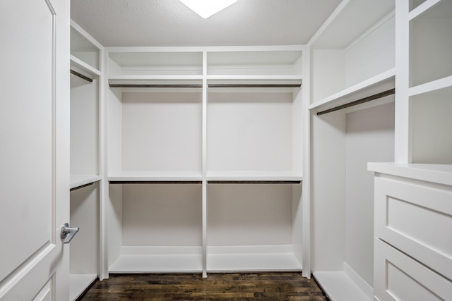 829 E 27th St, Houston, TX 77009 - spacious closet featuring dark wood-style floors