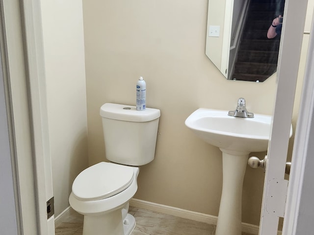 19843 Portlick Ct, Katy, TX 77449 - bathroom with toilet and baseboards