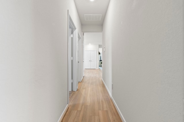 247 N Wild Petunia Trl, Montgomery, TX 77316 - hall featuring baseboards and light wood-style flooring