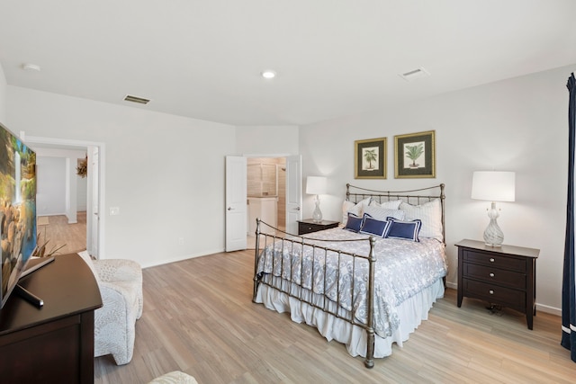247 N Wild Petunia Trl, Montgomery, TX 77316 - bedroom featuring light wood finished floors