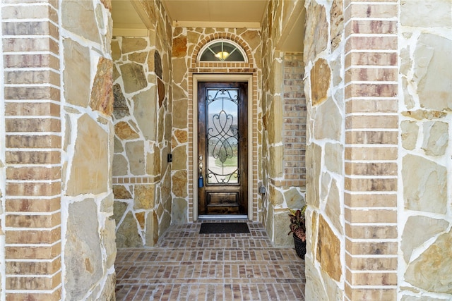 3614 Bonnie Bend Ln, Katy, TX 77494 - property entrance featuring brick siding