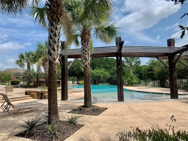 3614 Bonnie Bend Ln, Katy, TX 77494 - community pool featuring a patio