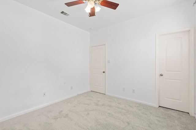 1109 Jacobs Lake Blvd, Conroe, TX 77384 - empty room featuring light carpet and a ceiling fan