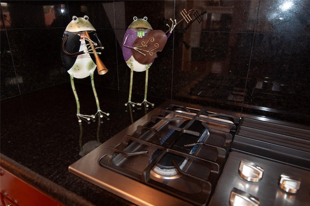 5346 Mcculloch Cir, Houston, TX 77056 - kitchen view of stainless steel gas stovetop