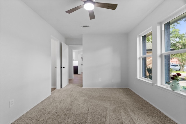 13403 Splintered Oak Dr, Houston, TX 77065 - unfurnished room featuring ceiling fan and carpet