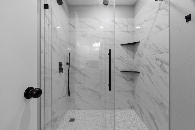 13403 Splintered Oak Dr, Houston, TX 77065 - full bathroom with a marble finish shower