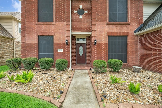 18518 Autumn Park Dr, Houston, TX 77084 - entrance to property with brick siding