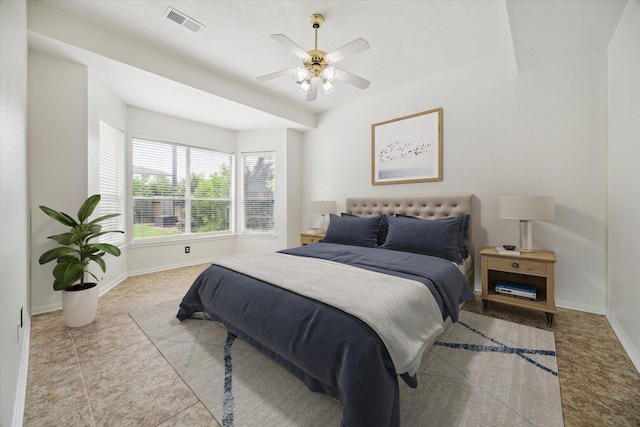 18518 Autumn Park Dr, Houston, TX 77084 - bedroom with baseboards and ceiling fan