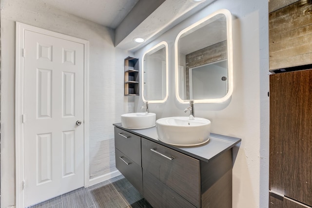 15615 Oldridge Dr, Houston, TX 77084 - bathroom featuring double vanity