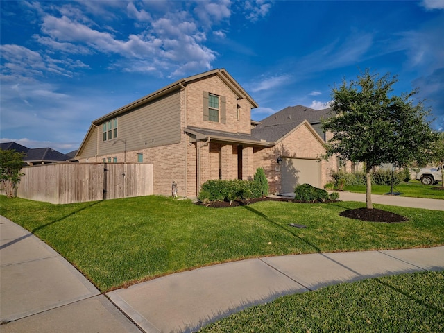 400 Beken Cove Ln, La Porte, TX 77571 - view of front of property featuring brick siding, driveway, and an attached garage